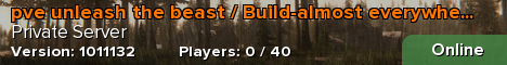 pve unleash the beast / Build-almost everywhere